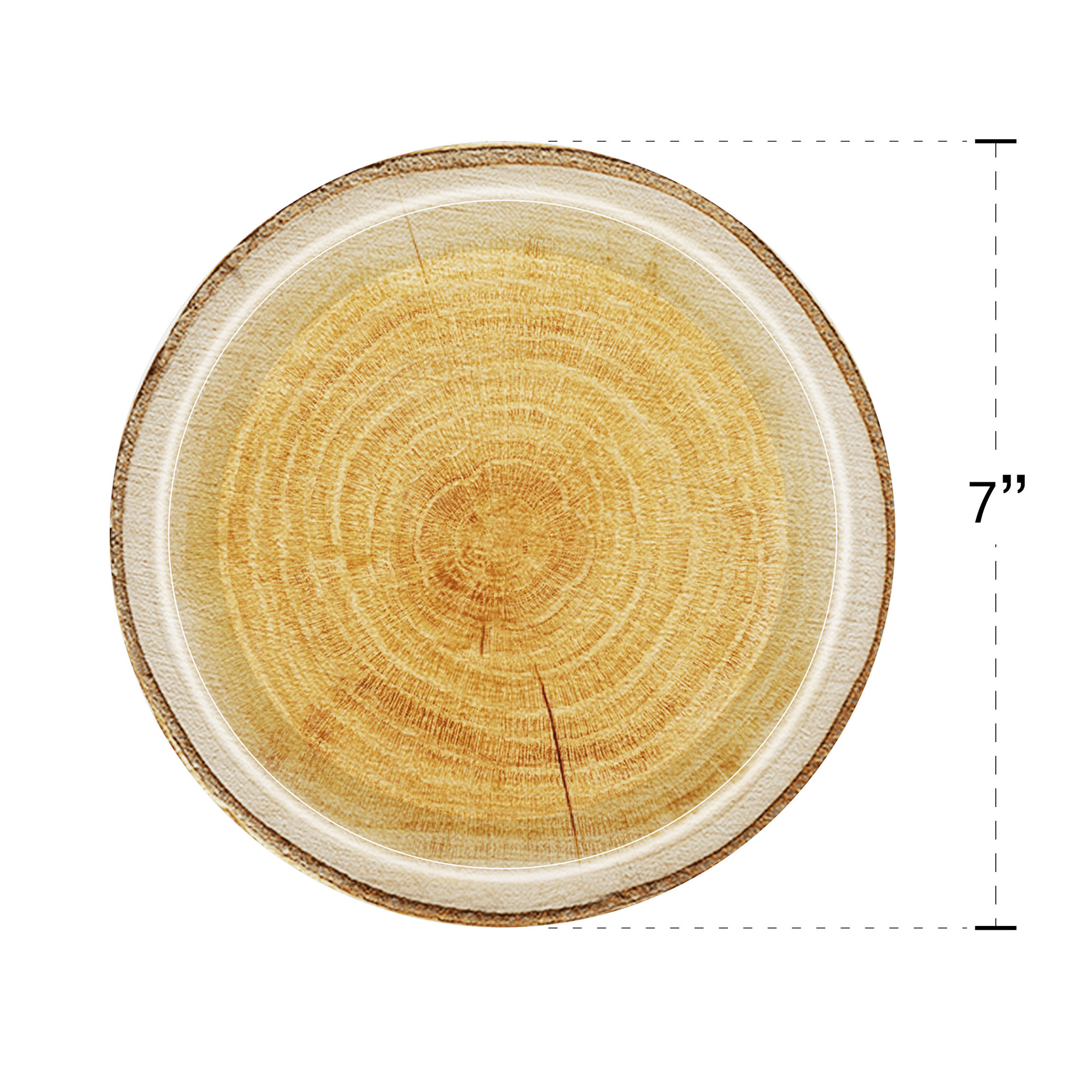 Nuevo estilo transfronterizo vajilla de fiesta de grano de madera leñador camping tema del bosque taza de papel toalla de papel juego de bandeja de papel desechable