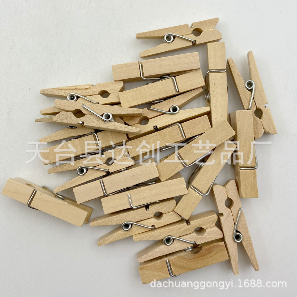 Clip de madera DIY, 3.5~7.2CM, decoración de fotos, manualidades, al por mayor