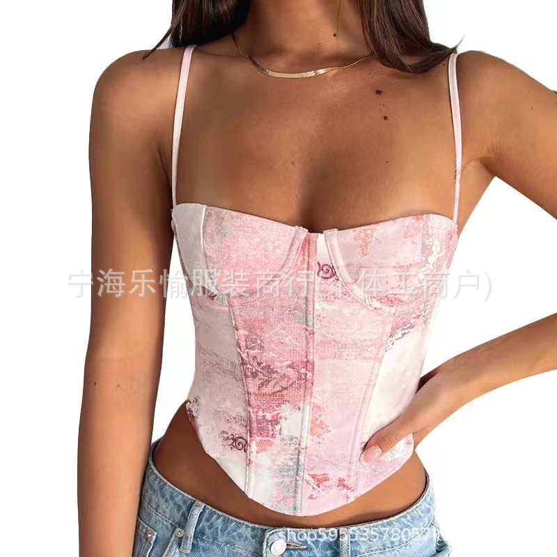 Shein ropa de mujer verano chica caliente top vestido sexy misceláneo ropa de mujer de Amazon tirantes productos de cola de mujer de comercio exterior