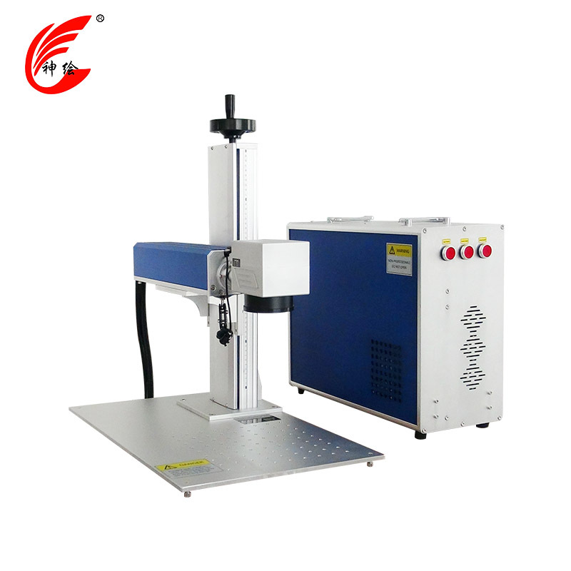 神绘分体式激光打标机手机指环扣钥匙扣停车牌戒指金属打标