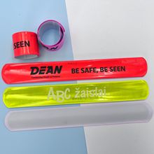 反光啪啪圈 户外反光手环 广告拍拍手腕带  单色丝印拍拍圈