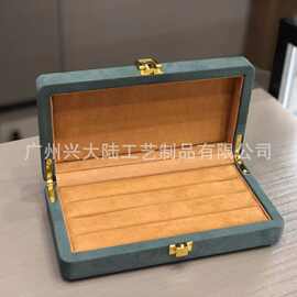 高档创意首饰托盘珠宝吊坠戒指收纳展示盒金属扣盒子饰品收纳盒