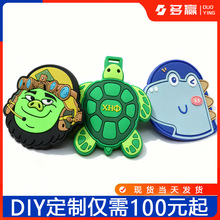 多赢厂家个性胶牌箱包卡通胶章橡胶LOGO装饰滴塑标硅胶辅料标牌