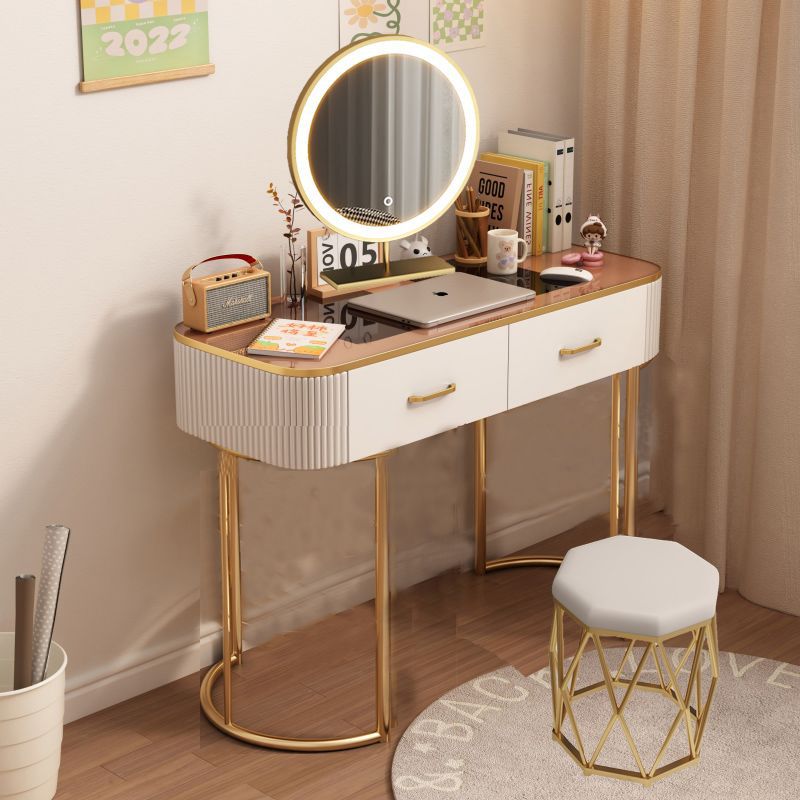 100 강화유리 조리대 + 거울 + 팔각형 의자