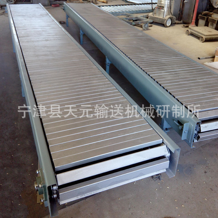 Heavy-Duty Chain Conveyor, Bulk Bag Cargo Conveyor Belt, Pallet Flat Conveyor, Industrial Chain Conveyor Line