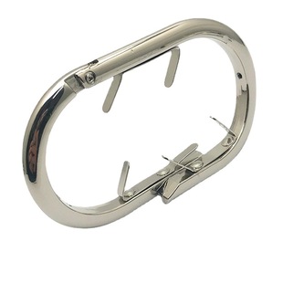 Luggage hardware hand-held evening bag clutch paper clip metal buckle zinc alloy die-casting large hand-held