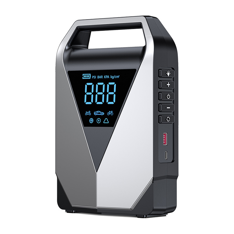 Car Emergency Jump Starter, Air Pump, All-In-One Power Bank, Multifunctional Portable Battery Jump Starter, Cross-Border