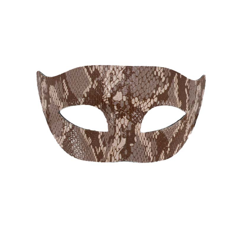 Nuevo baile de máscaras adulto piel de serpiente piel de cocodrilo diversión accesorios de fiesta lindos extraños princesas máscaras de hombres y mujeres