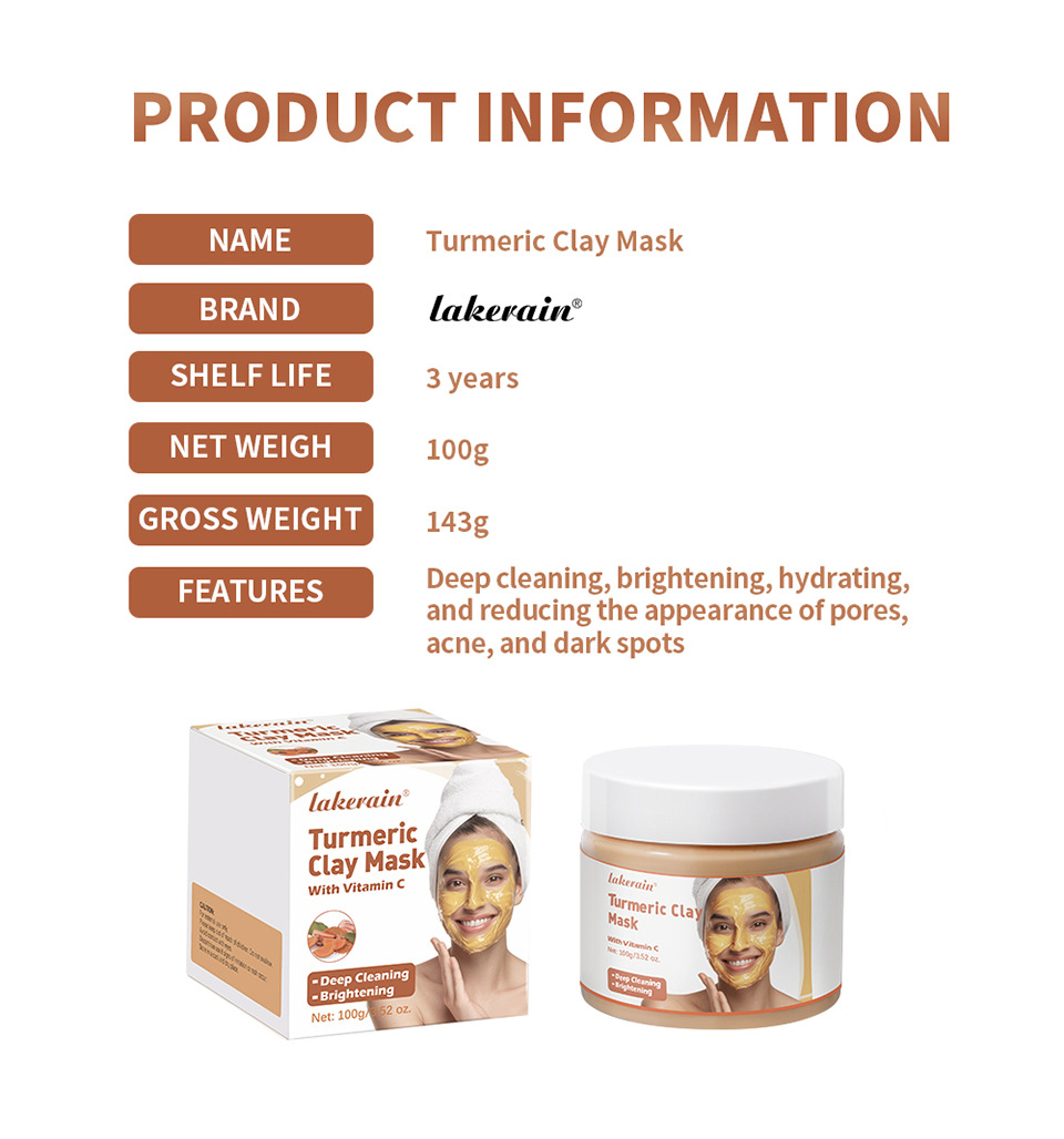 Lakerain Vitamin Mud Mask Pore Cleansing Mask Mud application type undefined