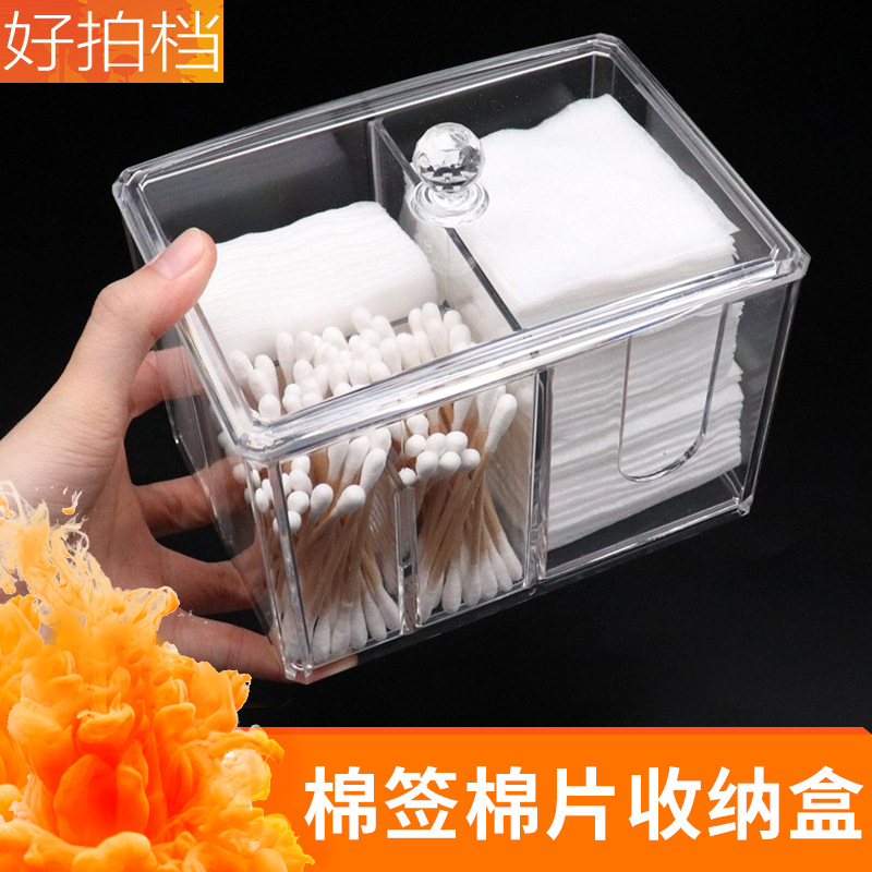 Acrylic table cotton pads