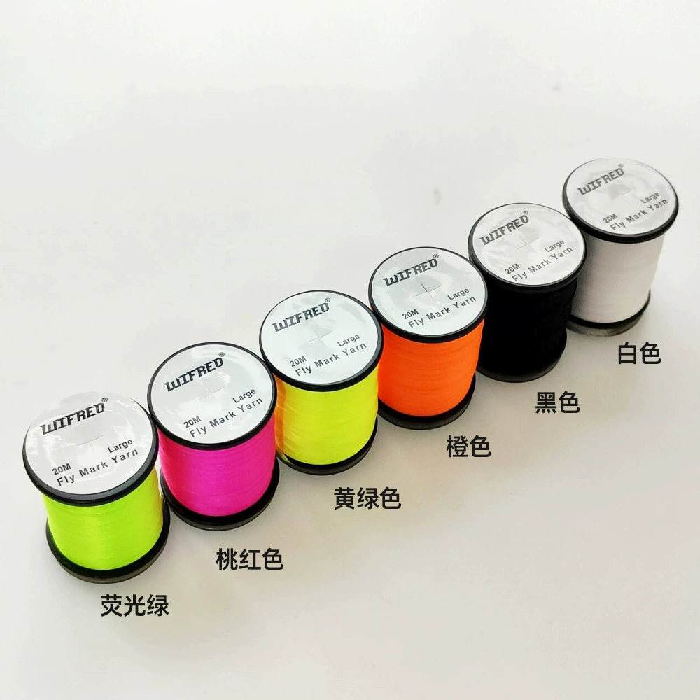 白鹭飞 Mesh printing fiber thread parachute post fly tying mesh printing parachute hook binding material