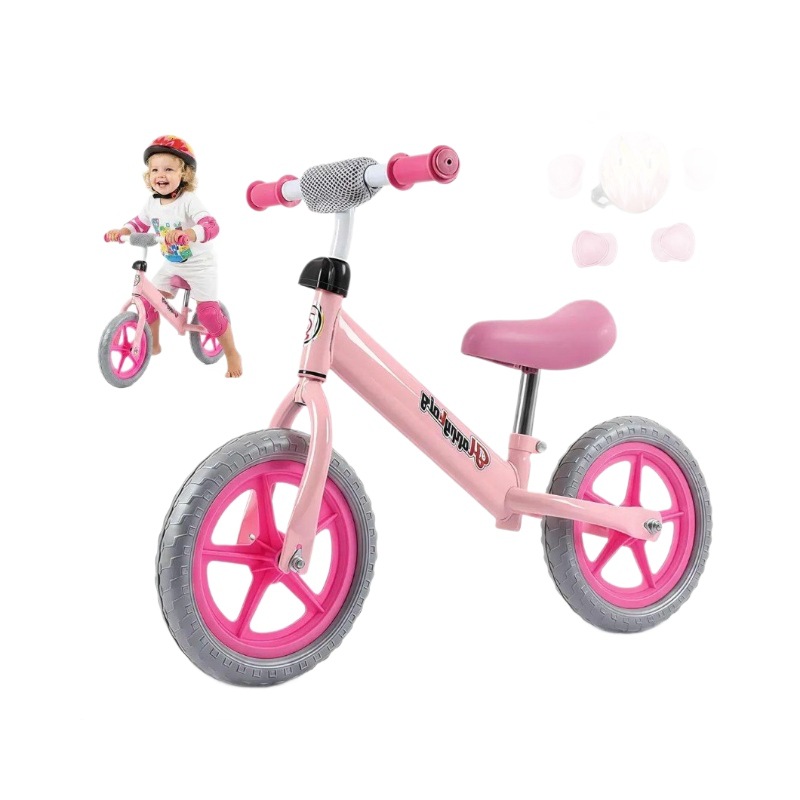 Bicicleta de Equilibrio Infantil sin Pedales 1-3 Años de Metal