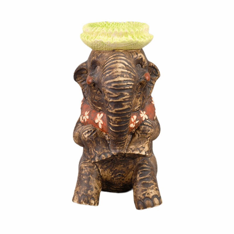 Selección estricta de tazas de elefante de cerámica transfronteriza, tazas de animales pintadas a mano, tazas de café 3D, tazas de cócteles, tazas de tótems