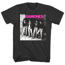 Ramones雷蒙斯乐队Official Logo T Shirt摇滚朋克复古短袖T恤