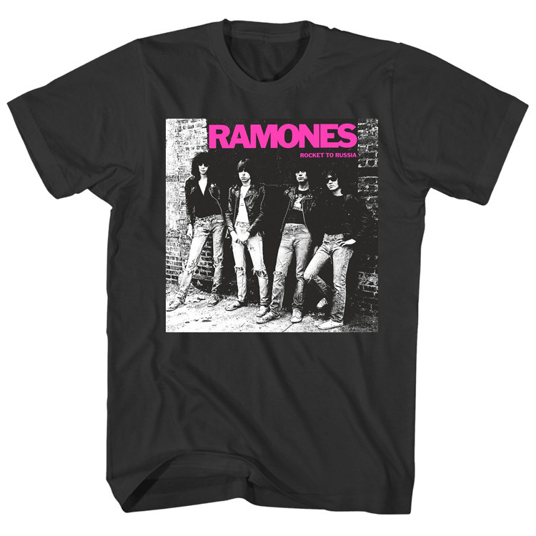 Ramones Ramones band Official Logo T Shirt rock punk vintage short sleeve t-shirt