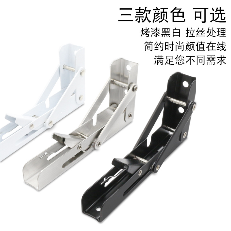 Jinaoding acero inoxidable microondas horno Billy soporte pared triángulo estante partición plegable rack de almacenamiento