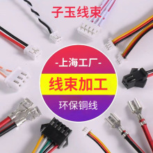 上海厂家定做XH2.54端子线红黑排线厂家生产汽车电子线束加工定制
