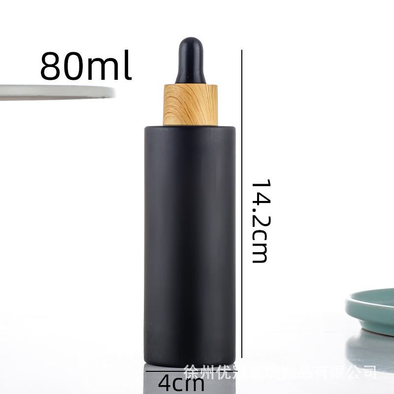 Frasco Pulverizador de Vidrio con Tapa Grano de Madera Reutilizable, Portátil para Cosméticos image 30
