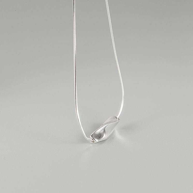 5g Weight Spring Ring Trigger Clasp Closure Clasp Closure Type 925 Sterling Silver Plating Geometric Pendant Necklace Long Necklace Necklace