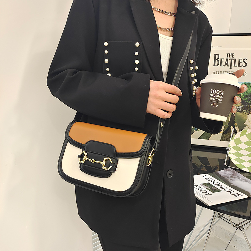 Small Saddle Women's 2023 New Light Luxury Network Red Fashion Versatile One Shoulder Crossbody Bag Tide_voghion.com