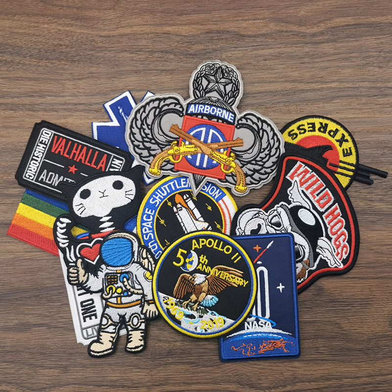 Platinum Selection Apollo Nasa Space Flight Shuttle American Embroidered Patch with Adhesive Backing Arm Badge in Stock