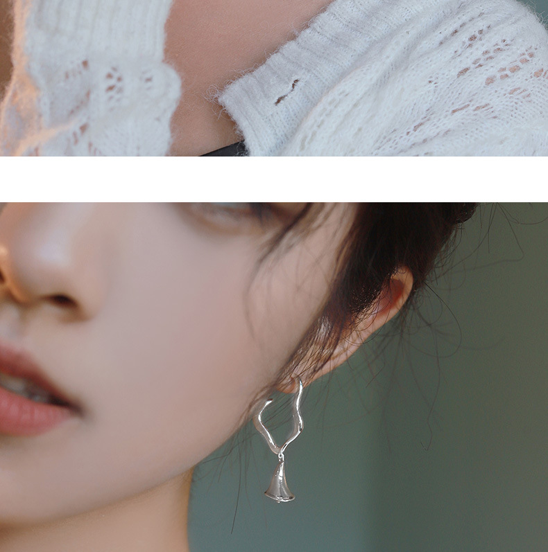 Boucles d'oreilles pendantes en argent sterling style japonais_voghion.com