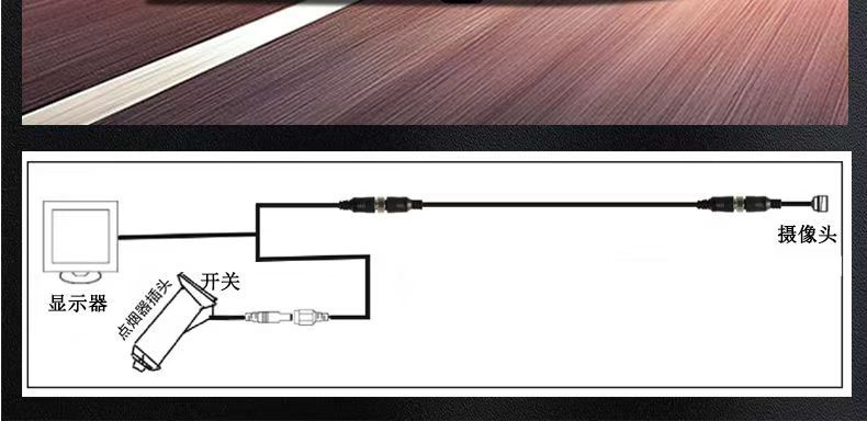 24V Truck Reversing Image 12V Semi-Trailer 7inch Display Ahd1080P Hd Camera Waterproof Rear View