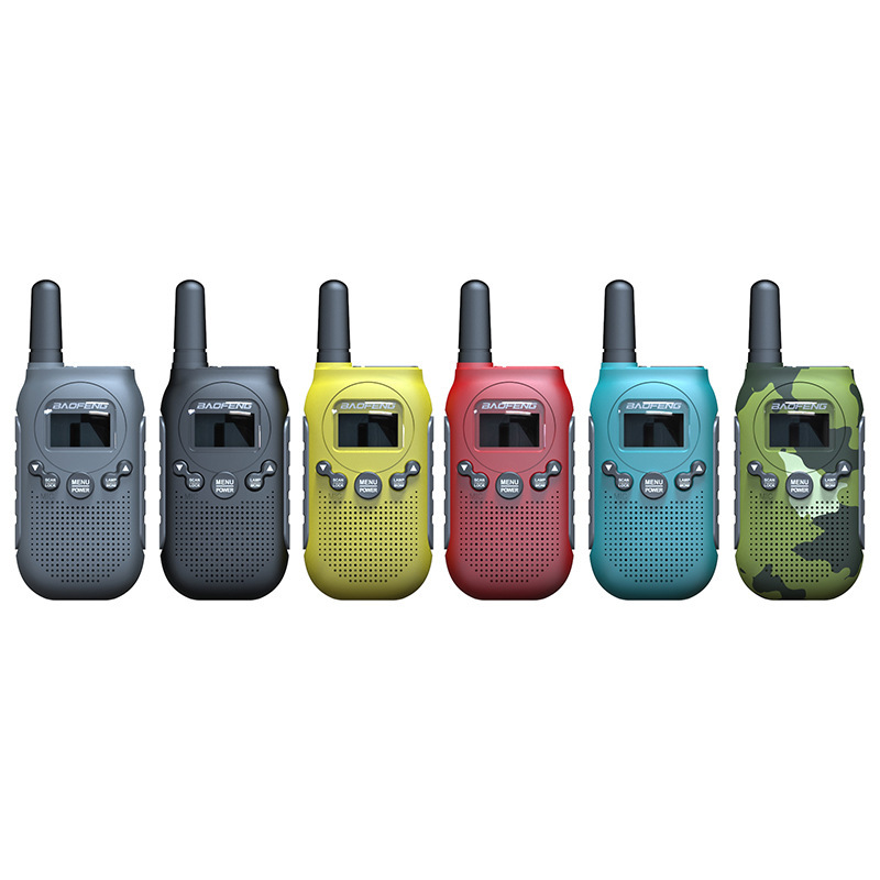 Baofeng baofeng niños walkie-talkie BF-T6 color mini juguete para niños FRS/PMR Moneda de comercio exterior