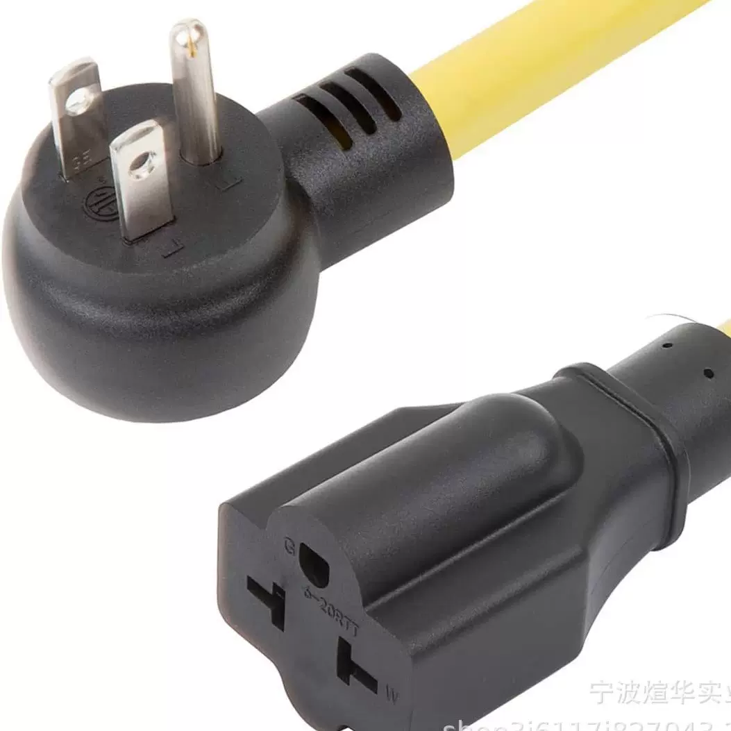 15A/125V 家用交流插头适配器电缆,5-15P 至 5-20R,6-15R,6-20R,