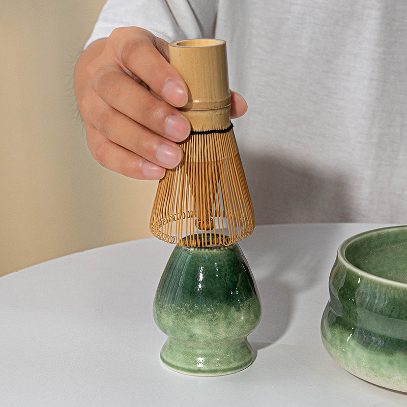 日本製ギフトボックスセット クロスボーダーインスタイル 抹茶ボウル 抹茶ティーセット 百本立陶器 クロスボーダー限定|undefined