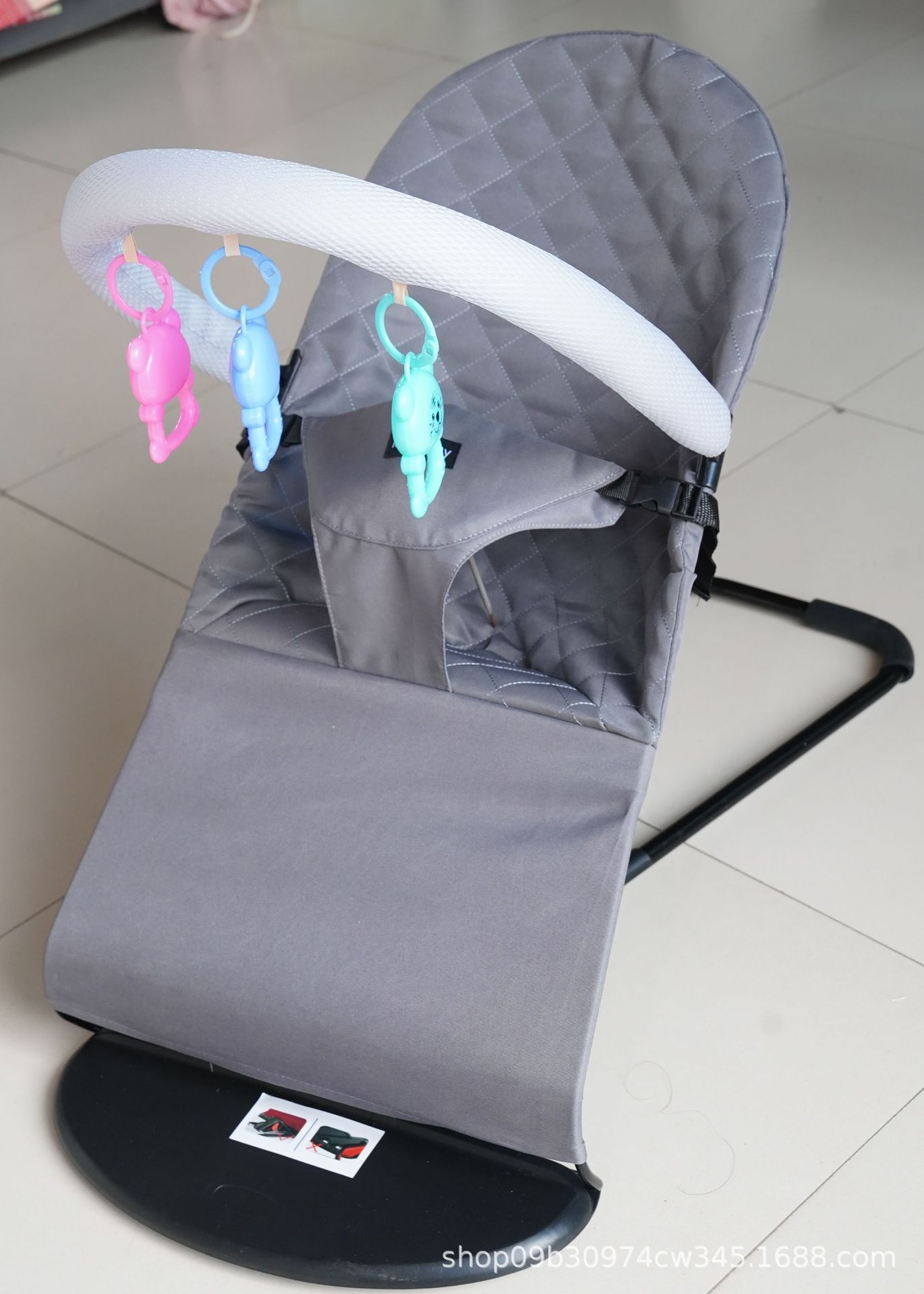 Silla de mecedor para bebés, silla de descanso para bebés, silla de descanso plegable, silla de mecedor ajustable image 66