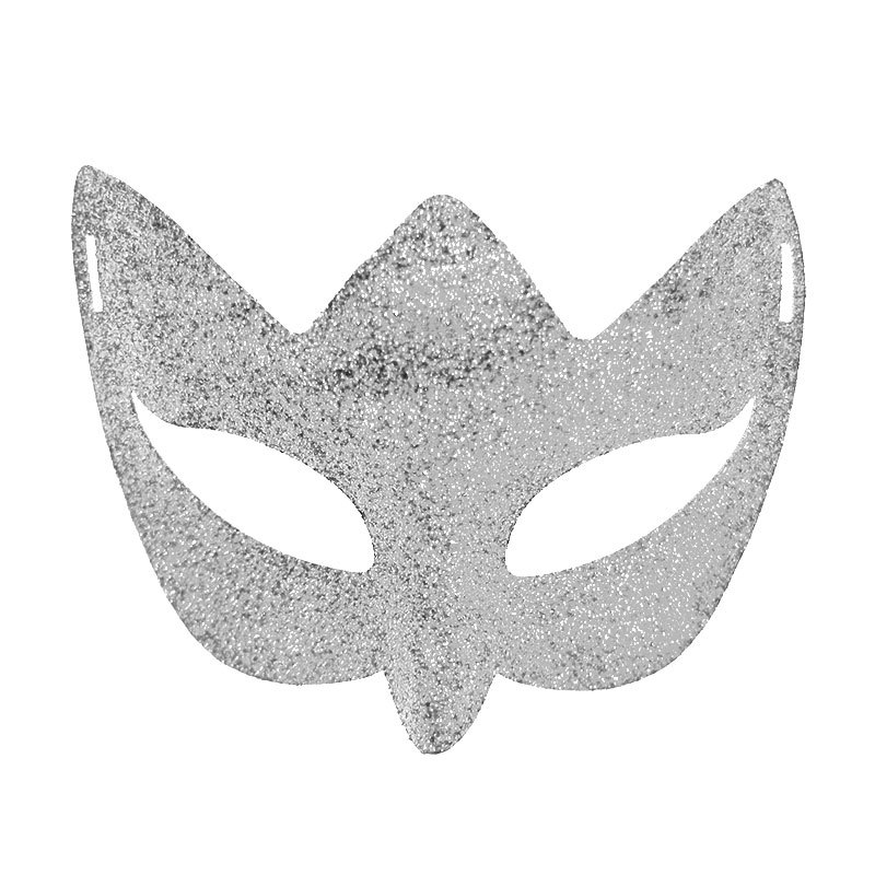 Carnaval máscara de alto valor veneciano máscara de baile polvo brillante esmaltado retrógrado máscara de mitad de cara King Eye Mask