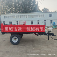 远丰机械直销小型运输拖车斗 撞刹加手刹1.5吨2吨3吨液压自卸拖车