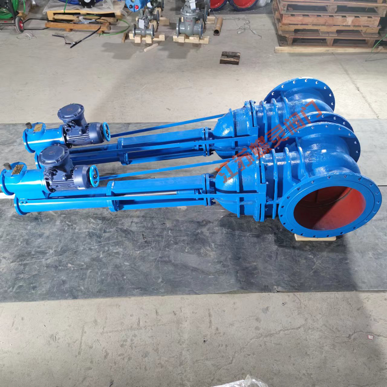 ZDYF-10 DN600矿隔爆型电液动闸阀 煤安防爆型碳钢电液控闸阀