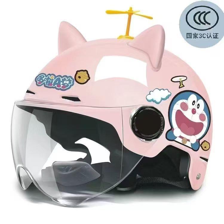 Helmet certified for motorcycles and electric scooters, suitable for all seasons, unisex, adjustable safety helmet