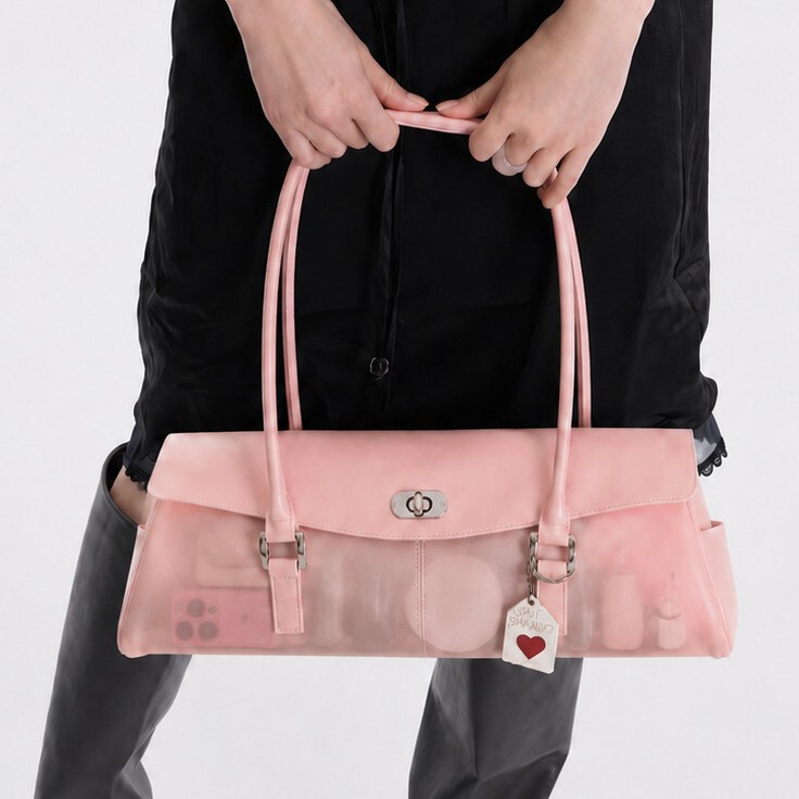 Transparent Pvc Jelly Bag Summer New Style Beach Underarm Bag Women's Fashionable Versatile Shoulder Bag Candy Color Baguette Bag Transparent Pvc Jelly Bag Summer New Style Beach Underarm Bag Women's Fashionable Versatile Shoulder Bag Candy Color Baguette Bag