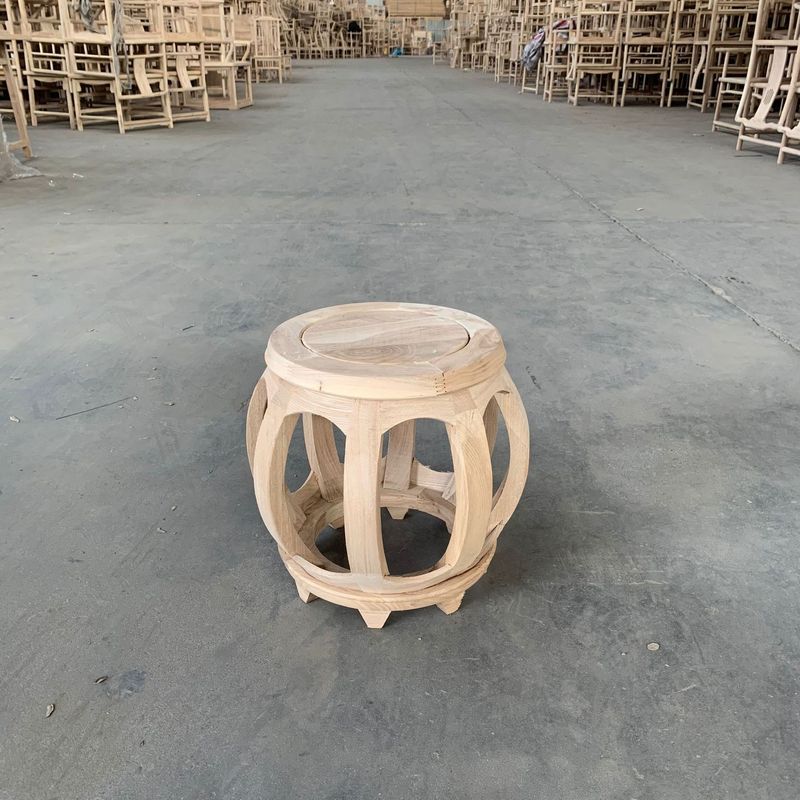 实木鼓凳圆凳黑酸枝红木色古中式家用凳子客厅换鞋圆凳矮凳古筝凳|undefined