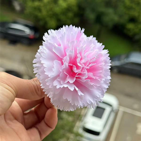 Carnation pétalos finos 10 cabezas de flores