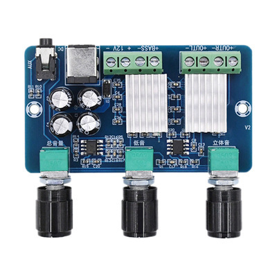 XH-A355 雅马哈YDA138-E数字功放板2.1声道2*15W+30W带调音立体声