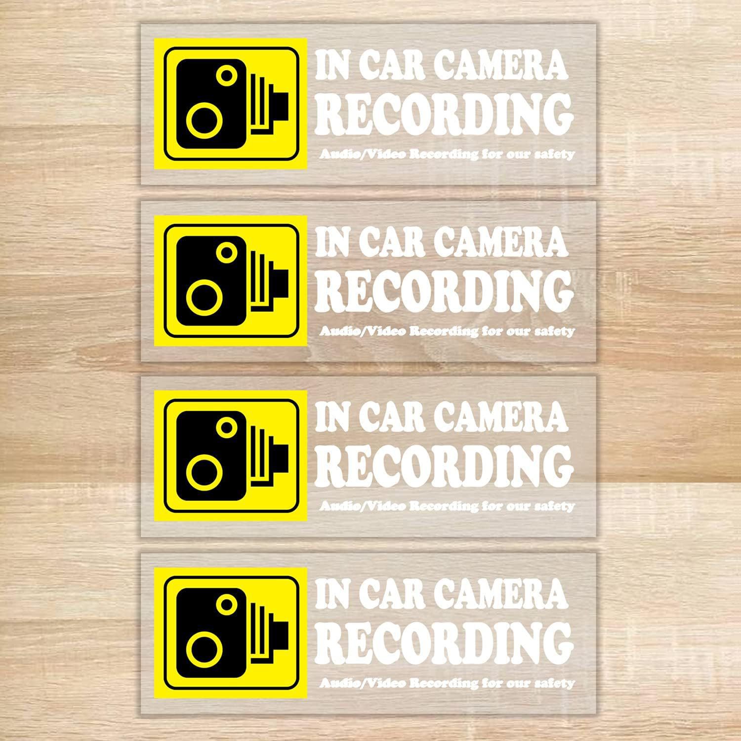 Car Camera Record Sticker, Car Window Video Record Car Sticker, Tear It Off Without Leaving A Mark_voghion.com