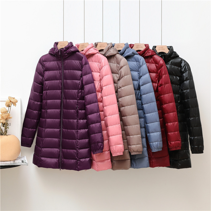 Cross-Border Tegtok Plus Fat Plus Size down Jacket for Women Mid-Length Fat mm 100kg Middle-Aged and Elderly Lightweight Extra Large Cross-Border Tegtok Plus Fat Plus Size down Jacket for Women Mid-Length Fat mm 100kg Middle-Aged and Elderly Lightweight Extra Large