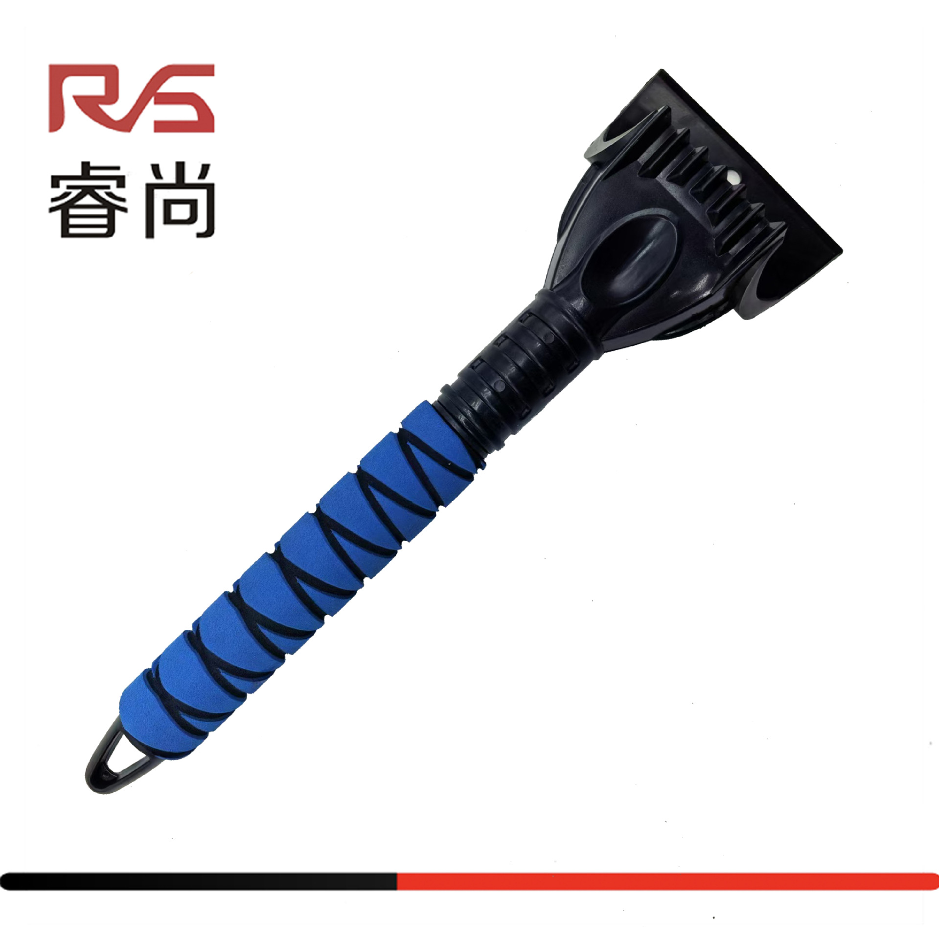 Cabeza de pala monocromática azul