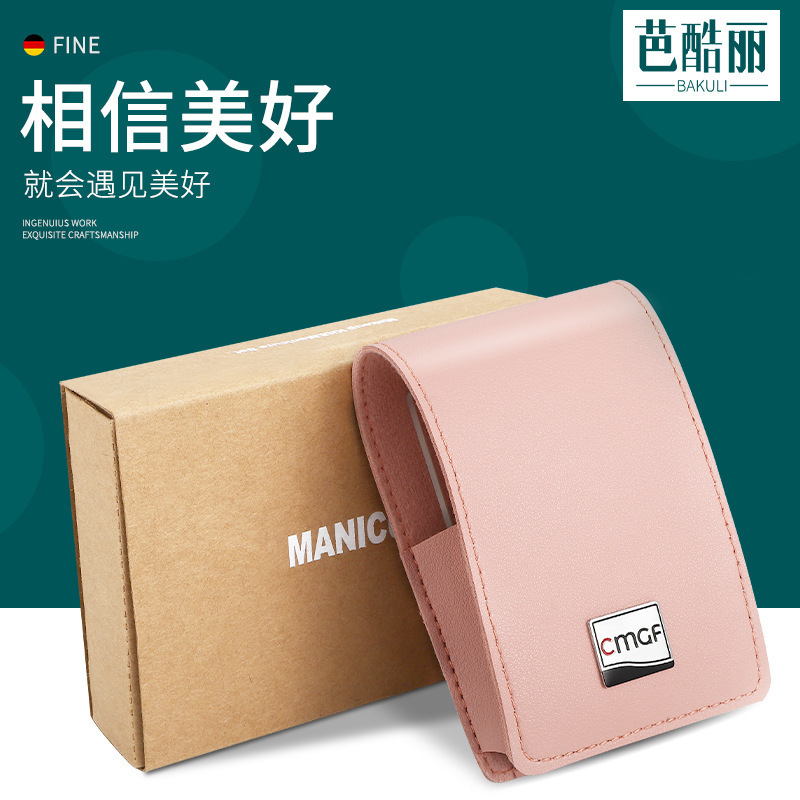 Cortadora de uñas doméstica para mujeres herramientas de manicuría anti-splashing portátil plegable set de cortador de uñas para el hogar image 2