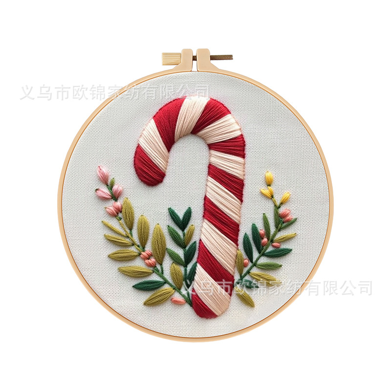 Nuevos productos originales bordados DIY materiales hechos a mano paquetes Feliz regalo de Navidad Amazon venta caliente transfronteriza Inglés