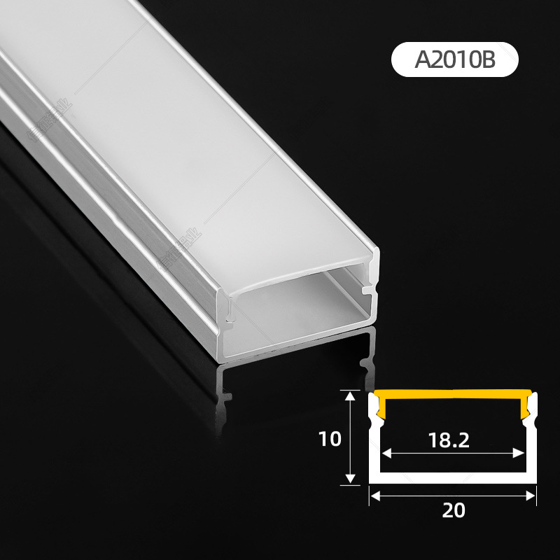 Perfil de Aluminio para Luz Lineal LED de Aleación de Aluminio Empotrable para Techo y Sala de Estar
