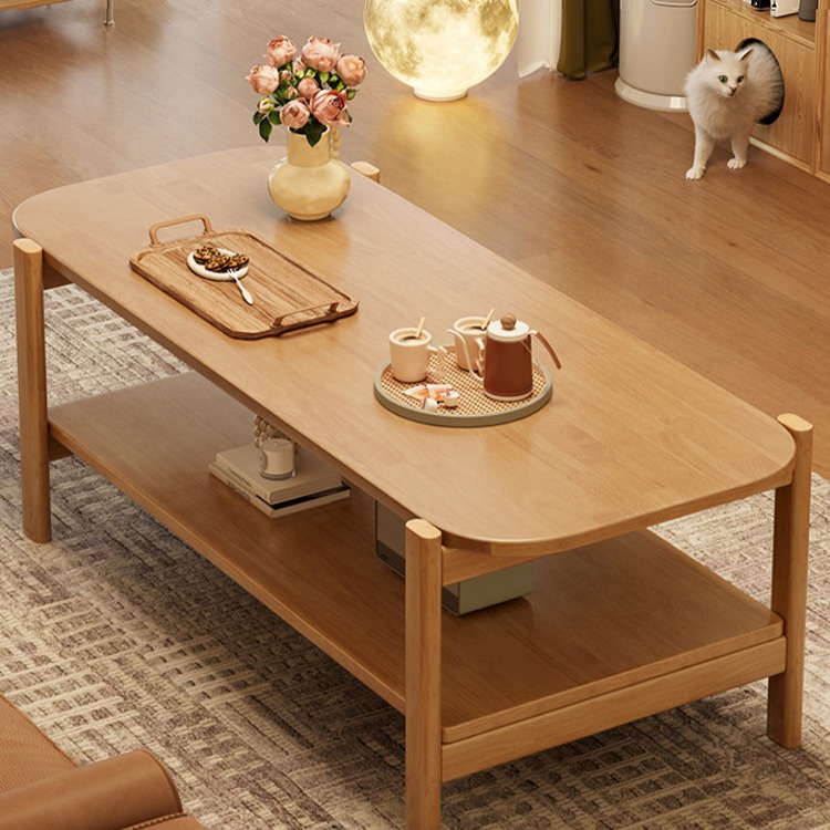 Mesa de café sala de estar casa apartamento pequeño Oficina mesa pequeña mesa de café moderna simple 2023 nueva Mesa Cuadrada pequeña de madera maciza