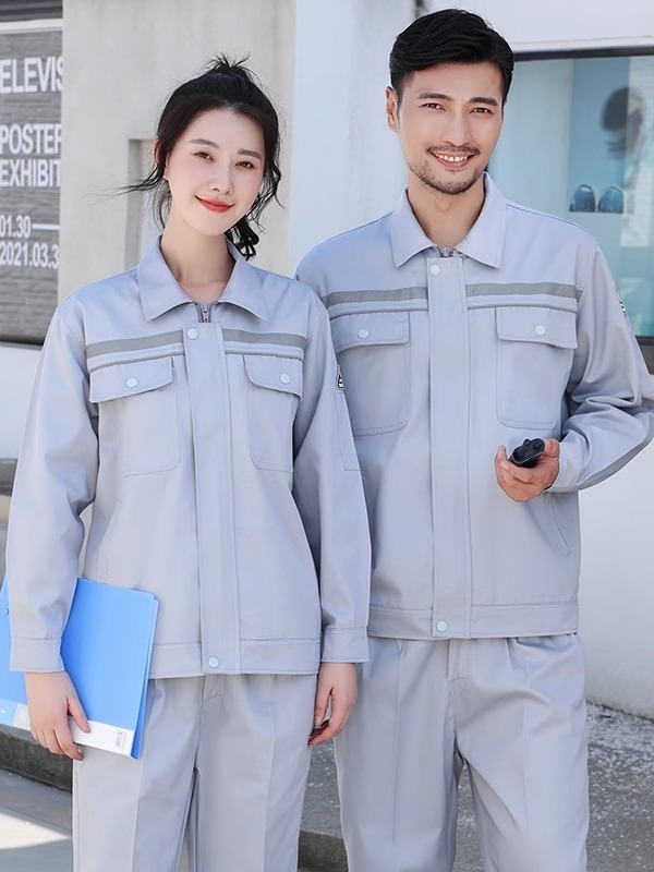 Primavera y otoño ropa de trabajo antiestática de manga larga engrosada ropa de trabajo resistente al desgaste ropa de fábrica de servicio de servicio personalizada