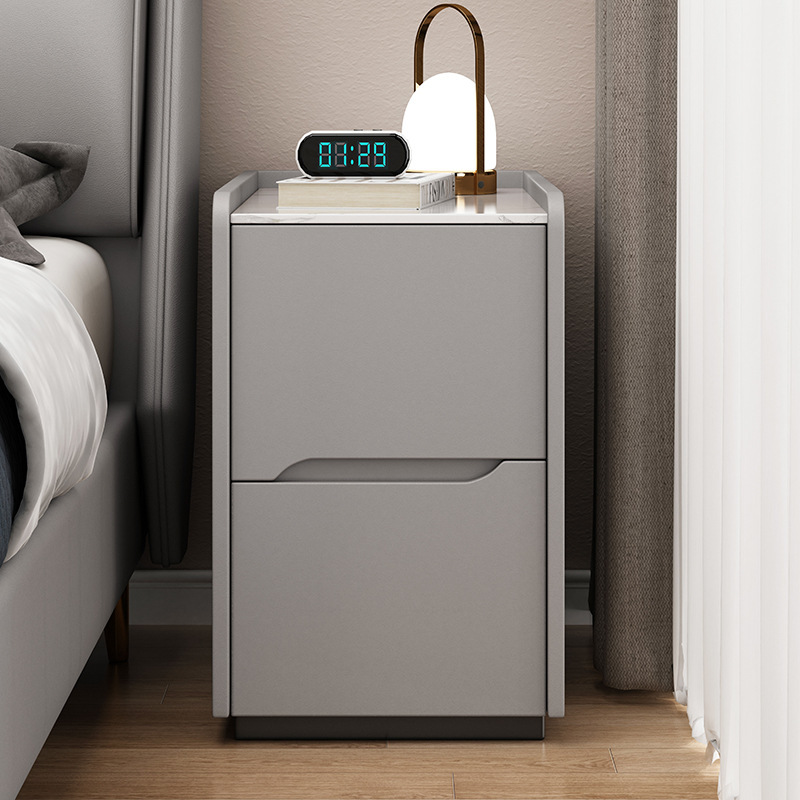 Super estrecha simple moderna meseta de cabecera lujosa alta sensación de madera sólida pequeña cama gabinete ultra estrecho gabinete de hendidura del dormitorio pequeño gabinete