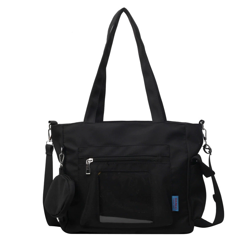 Capacious shoulder bag, handheld shopping bag, high-quality style