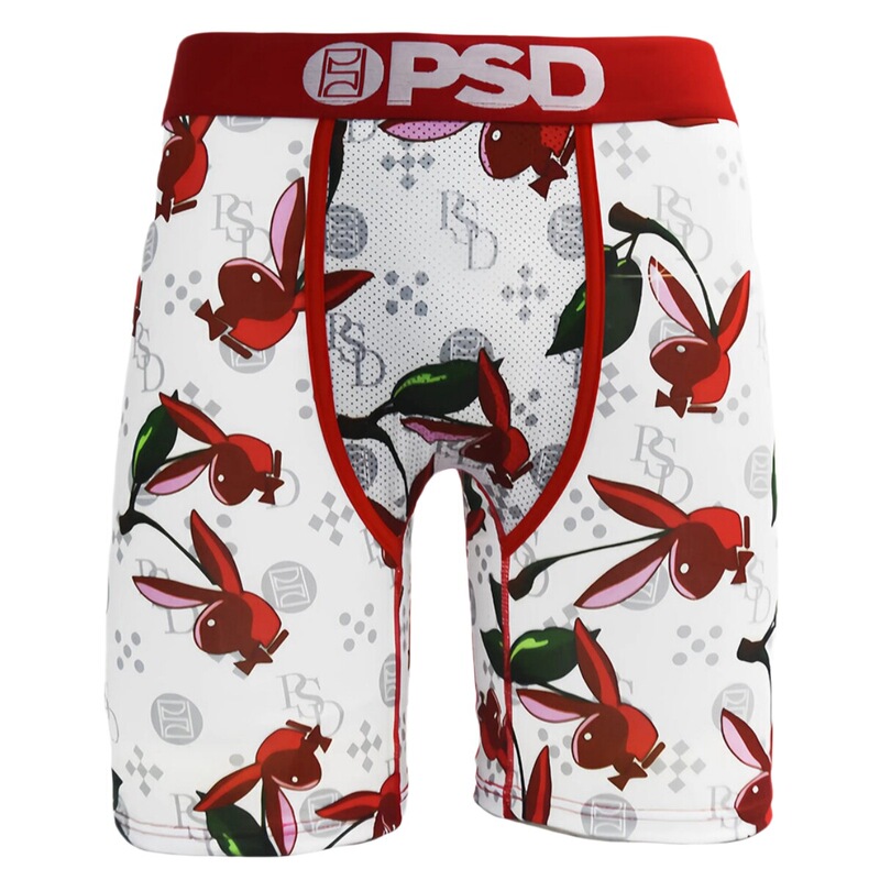 Psd Trendy Men's Boxer Briefs, Quick-Drying, Breathable, Anti-Chafing, Summer High-End Ice Silk Sports Casual Shorts